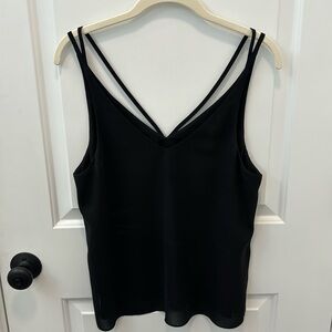 Topshop strappy chiffon tank